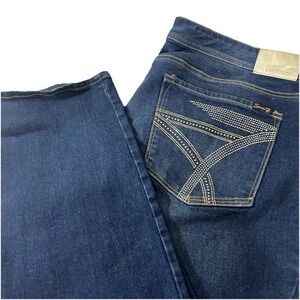 Womens Seven7 Jeans Plus Size 24 Embroidered Dazzled‎ Pockets